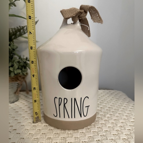Rae Dunn Spring Exposed Clay Birdhouse - Picture 3 of 4